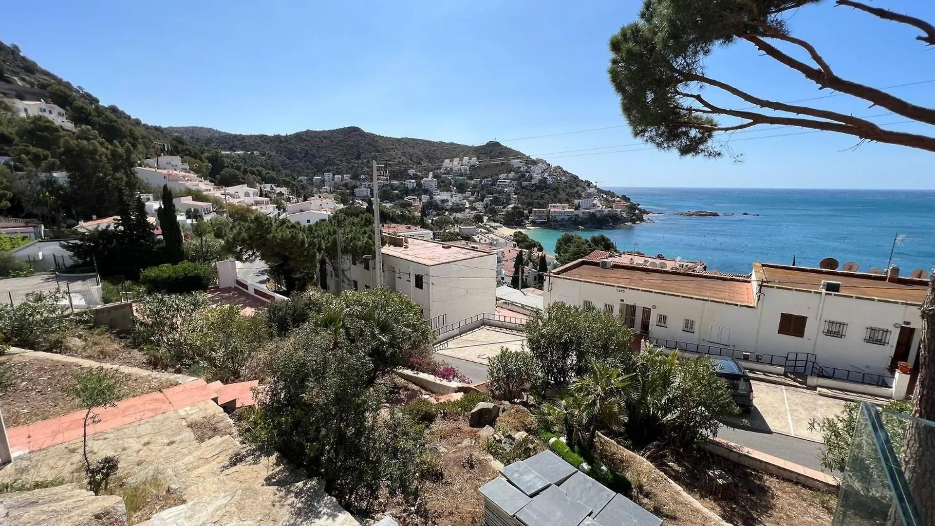 בית נופש הוילה Preciosa Casa En Roses Cerca De La Playa Con Vistas Al Mar ספרד