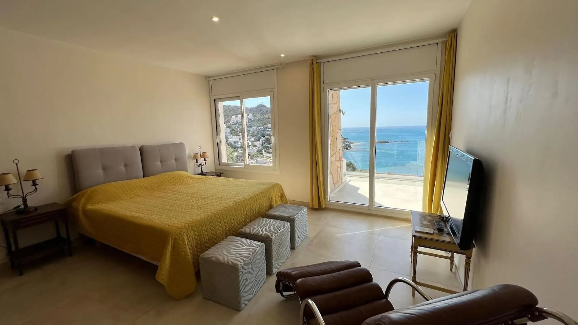 הוילה Preciosa Casa En Roses Cerca De La Playa Con Vistas Al Mar בית נופש