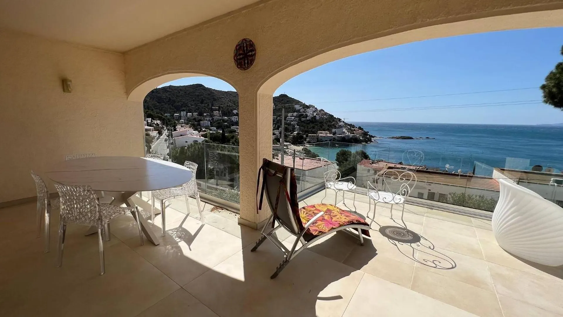 בית נופש הוילה Preciosa Casa En Roses Cerca De La Playa Con Vistas Al Mar