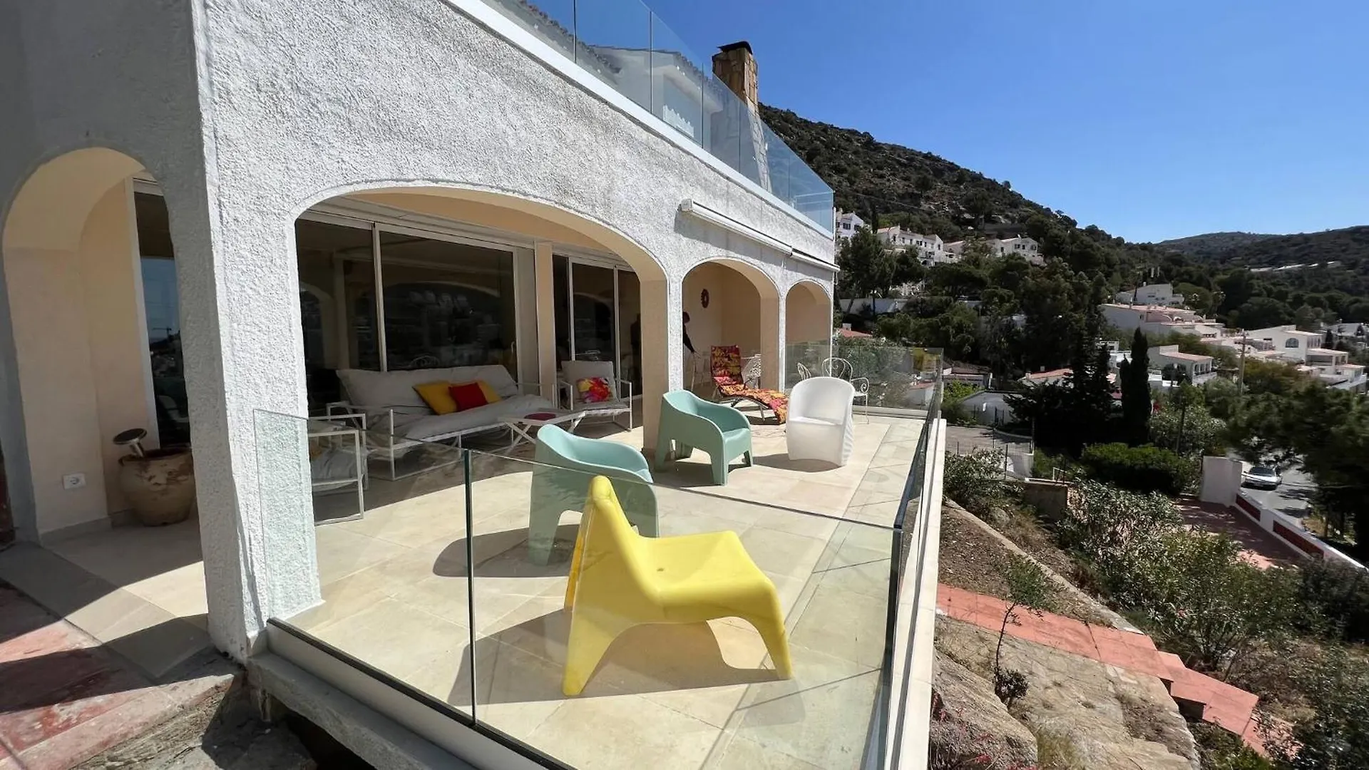 הוילה Preciosa Casa En Roses Cerca De La Playa Con Vistas Al Mar בית נופש